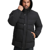 Men's Lined Winter Jacket – Black