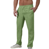 Men's Elegant Linen-Blend Summer Pants