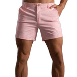 Elegant Men's Cotton Chino Shorts