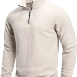 Men's Long-Sleeve Zip Cardigan