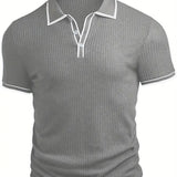 Lyle Men's Ribbed Polo Shirt