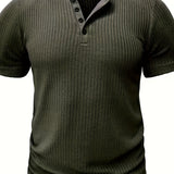 Men's Elegant Patterned T-Shirt