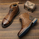 Men's Classic Leather Ankle Boots