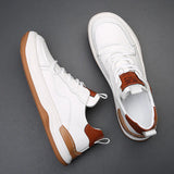 Men's Thick-Sole Leather Shoes