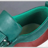 Men's Leather Shoes with Side Zip