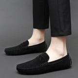 Men's Suede Boat Shoe Style Loafers