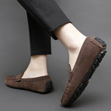 Men's Suede Boat Shoe Style Loafers