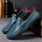 Men's Vintage-Style Leather Loafers