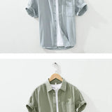 Men's Everyday Short Sleeve Cotton Shirt