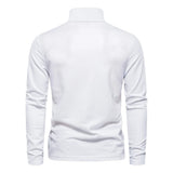 Men's Long-Sleeve Cotton Polo Shirt