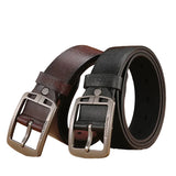Glen Men's Belt – Genuine Cowhide, Modern Vintage Style