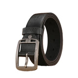 Glen Men's Belt – Genuine Cowhide, Modern Vintage Style