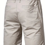 Elegant Men's Cotton Shorts
