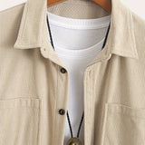 Casual Men's Corduroy Cardigan