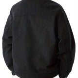 Stylish Men's Velour Jacket