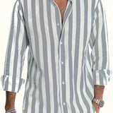 Men's Striped Summer Shirt