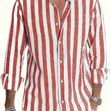Men's Striped Summer Shirt