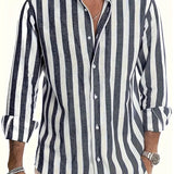 Men's Striped Summer Shirt