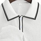 Lyle Men's Ribbed Polo Shirt
