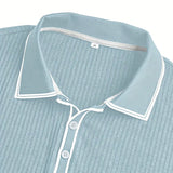 Lyle Men's Ribbed Polo Shirt