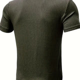 Men's Elegant Patterned T-Shirt