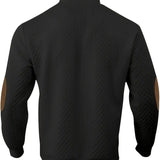 Men's Elegant Button Sweater
