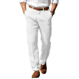 Elegant Men's Linen-Blend Pants