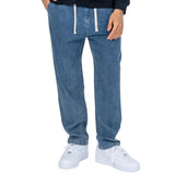 Norman Men's Comfortable Elastic-Waist Jeans