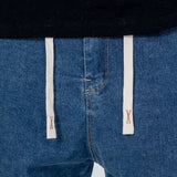 Norman Men's Comfortable Elastic-Waist Jeans