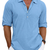 Premium Men's Linen-Blend Shirt