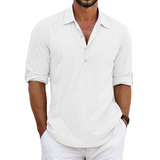 Premium Men's Linen-Blend Shirt