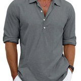 Premium Men's Linen-Blend Shirt