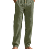 Men's Pleated Drawstring Pants