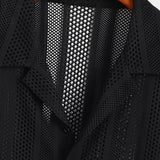 Men's Short-Sleeve Set – Black and White