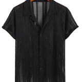 Men's Short-Sleeve Set – Black and White