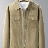 Men's Checked Faux Suede Jacket
