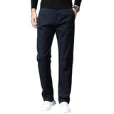 Men's Straight-Leg Cotton Pants