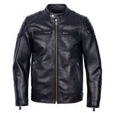 Classic Vintage-Style Men's Leather Jacket