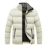 Men's Winter Jacket with Stand Collar