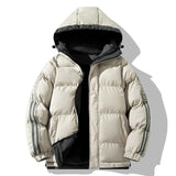 Elegant Men's Hooded Winter Jacket