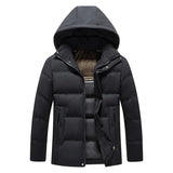 Men's Elegant Hooded Fleece Jacket
