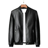 Men's Biker-Style Leather Jacket