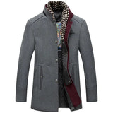 Elegant Men's Wool Coat