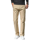 Men's Straight-Leg Cotton Pants
