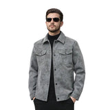 Premium Men's Faux Suede Jacket
