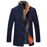 Elegant Men's Wool Coat