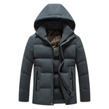 Men's Elegant Hooded Fleece Jacket