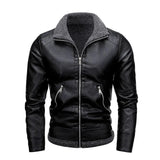 Men's Elegant Leather Jacket with Soft Lining