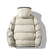 Elegant Men's Hooded Winter Jacket