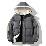 Elegant Men's Hooded Winter Jacket